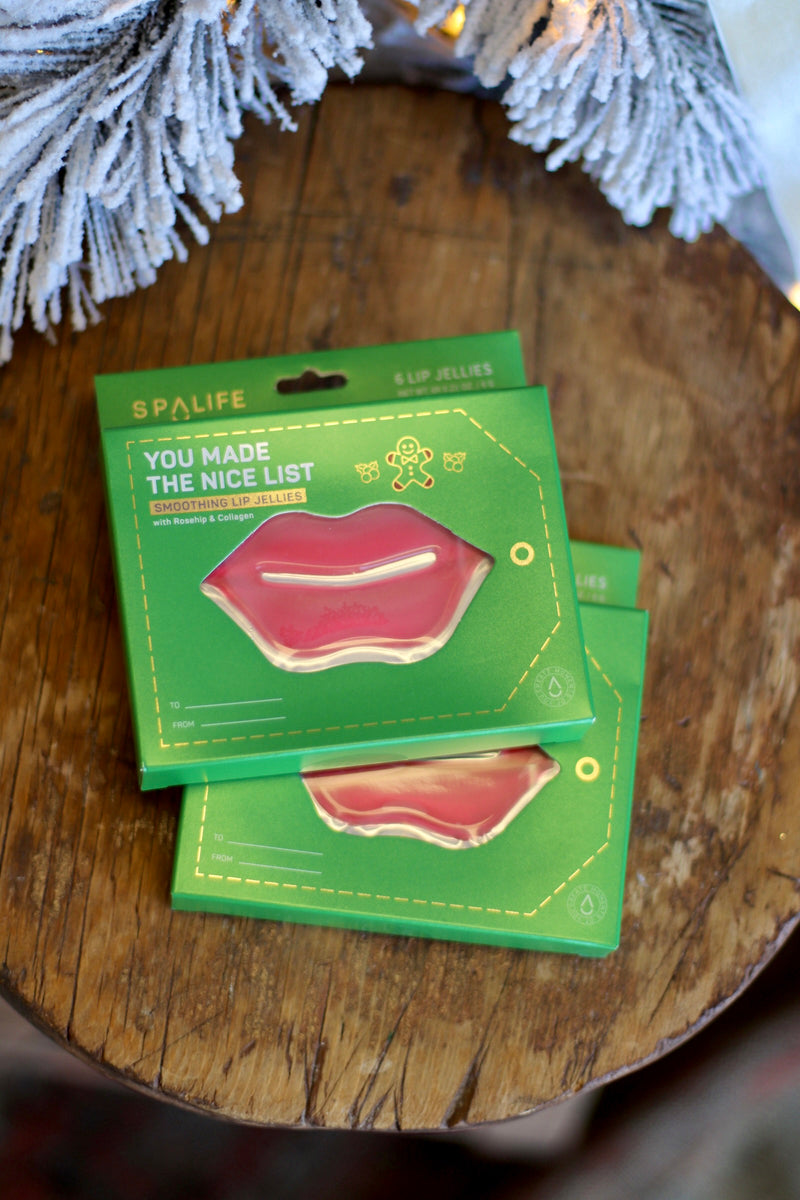 Christmas Holiday Nice List Lip Masks Gift Set 6 Pairs