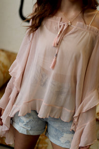 Lorelei Flowy Pink Blouse