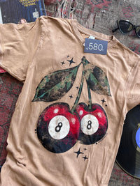 Ruby Eights Tan Graphic Tee