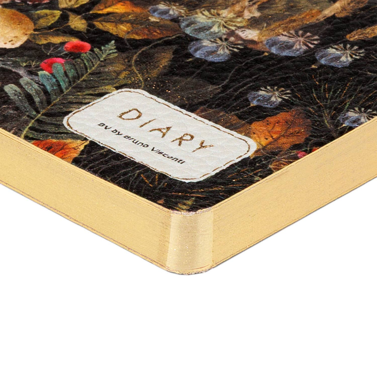 Horizontal Vegan Leather Weekly Planner Forest Mushrooms