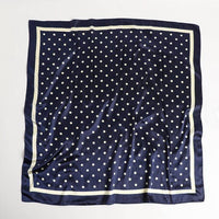 XL Navy Polka Dot Bandana Scarf