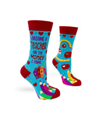 Money and Fame Crew Socks