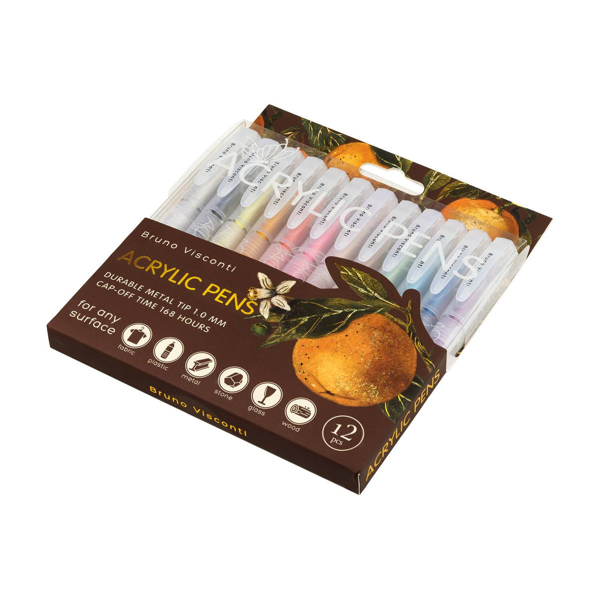 Acrylic Pens Set 12 colors