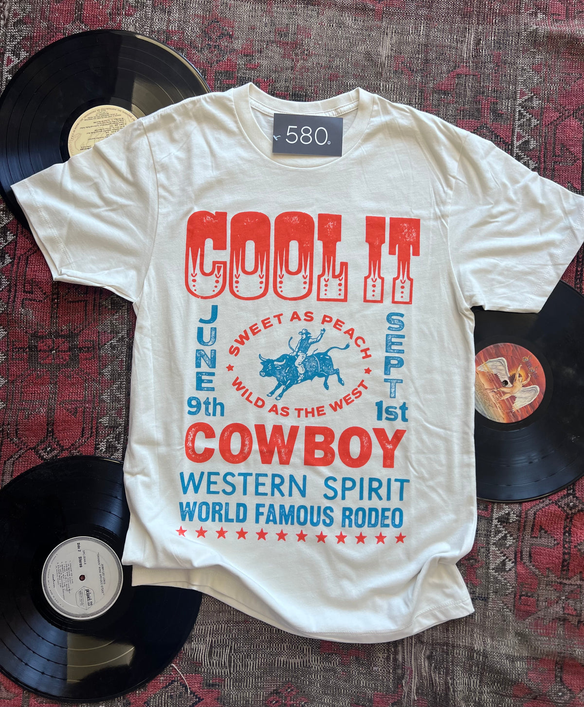 Ivory Cool It Cowboy Graphic Tee
