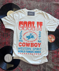 Ivory Cool It Cowboy Graphic Tee