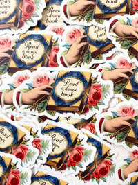 Read a D*mn Book Sticker