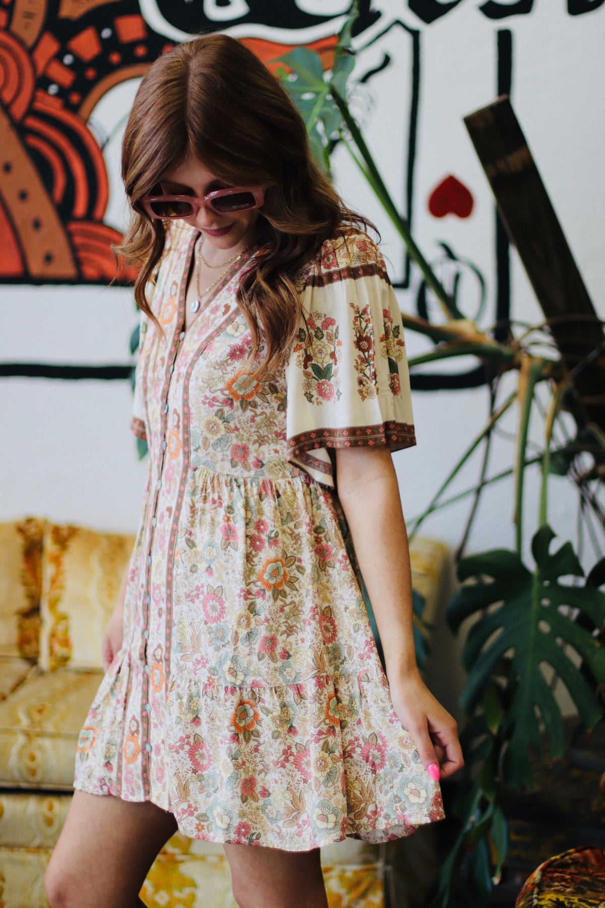 Woodstock Woven Mini Dress