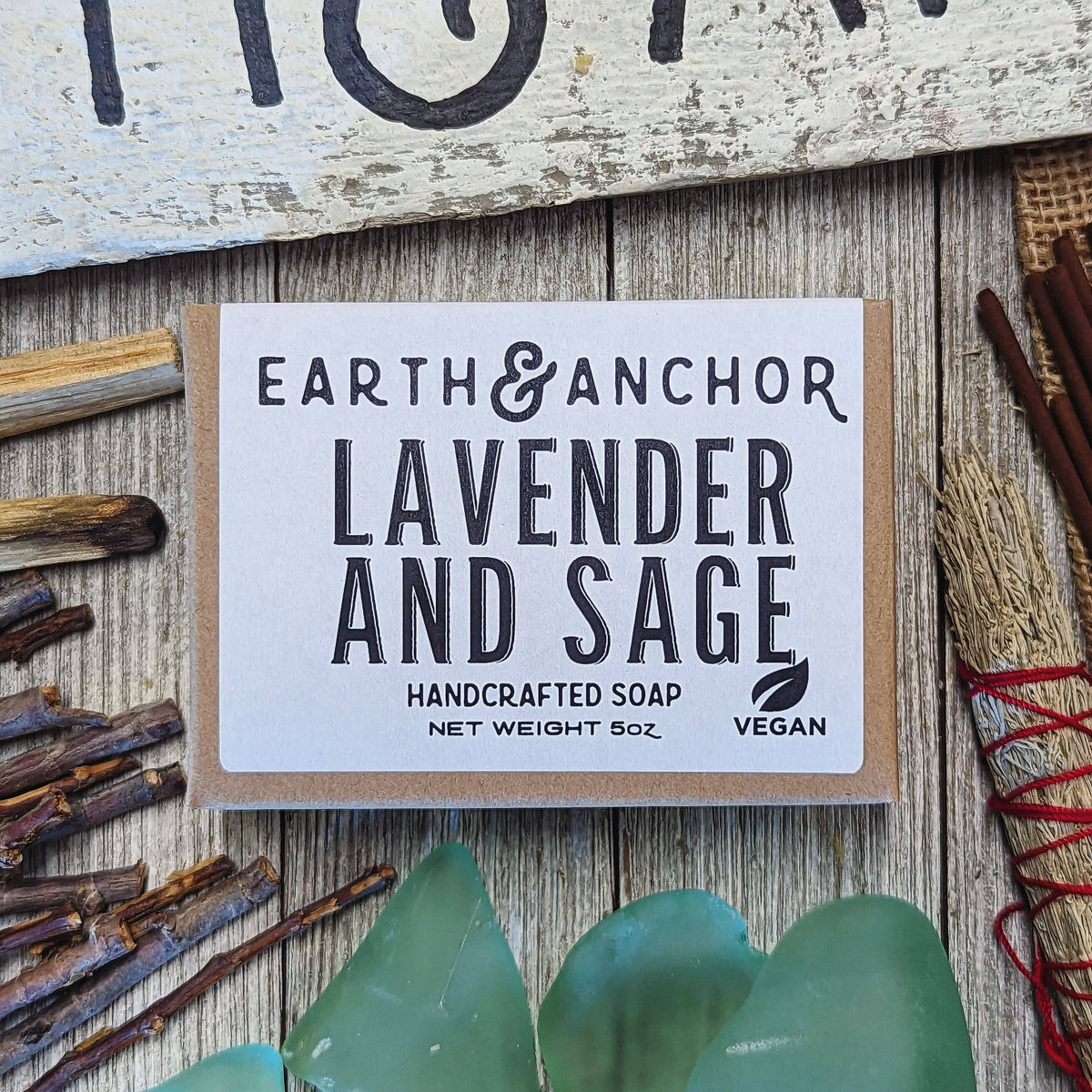 Lavender & Sage Handcrafted Vegan Soap