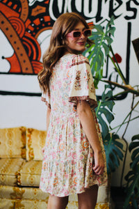 Woodstock Woven Mini Dress