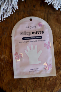 Christmas Holiday Silky Mitts Collagen Hand Gloves - 1 Pair