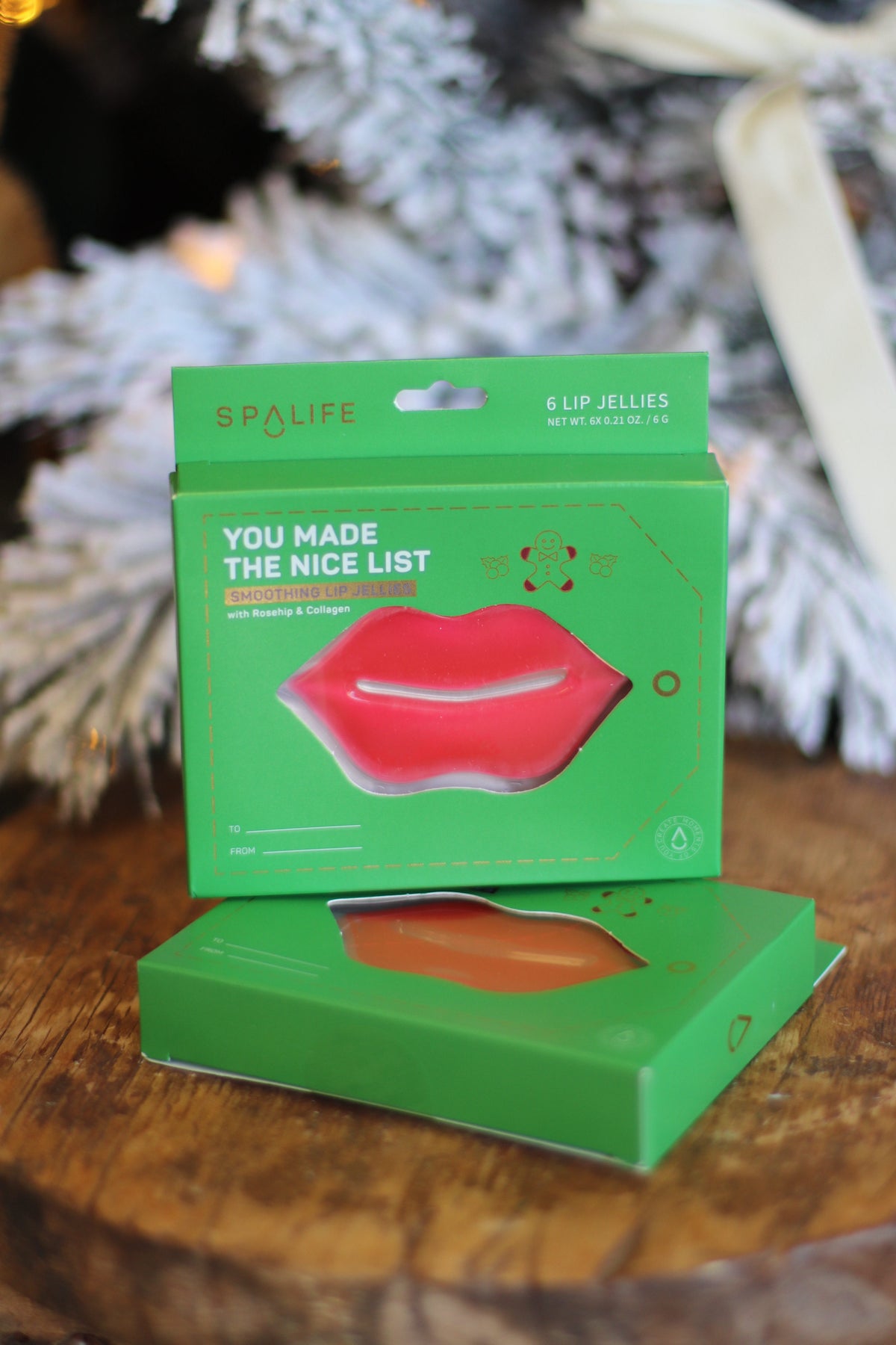 Christmas Holiday Nice List Lip Masks Gift Set 6 Pairs