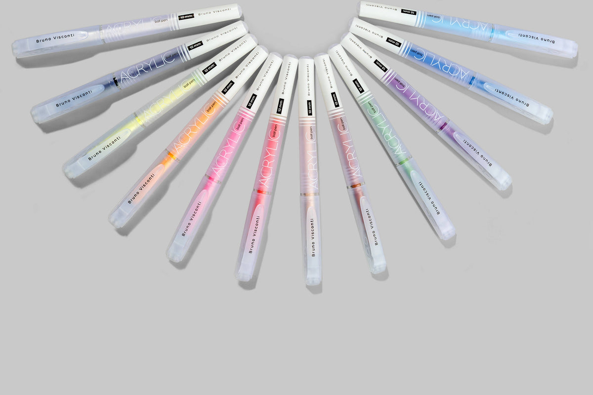 Acrylic Pens Set 12 colors