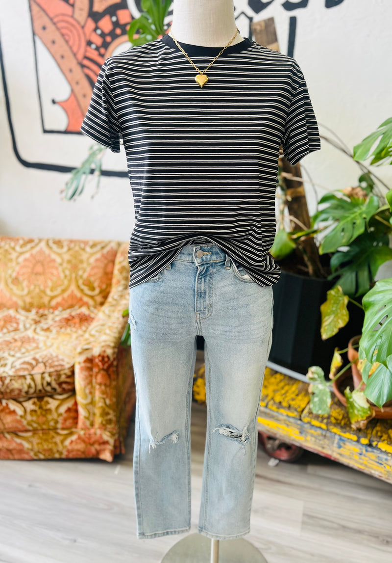 Distressed Light Wash Jeans