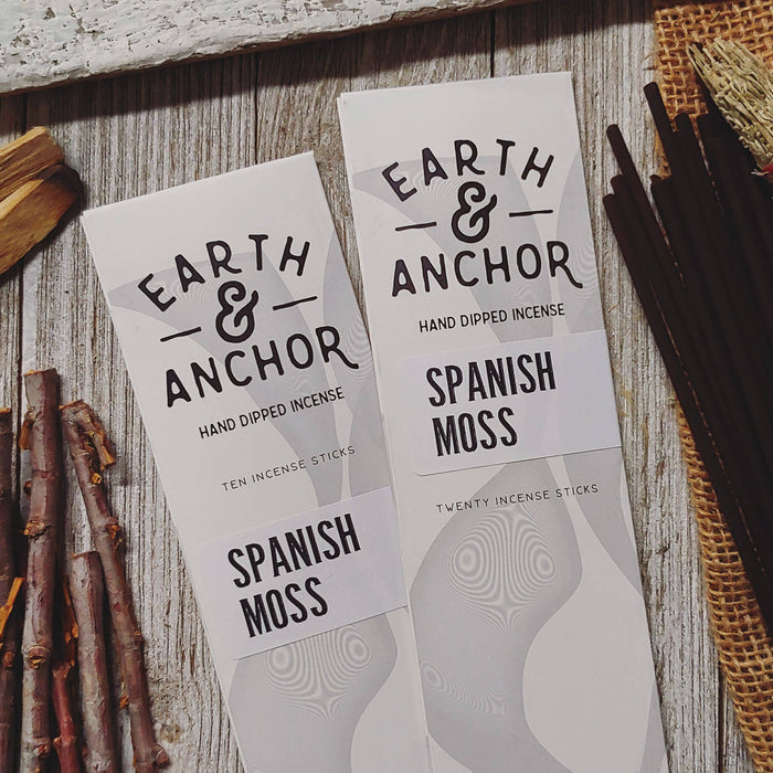 Spanish Moss Hand Dipped Incense