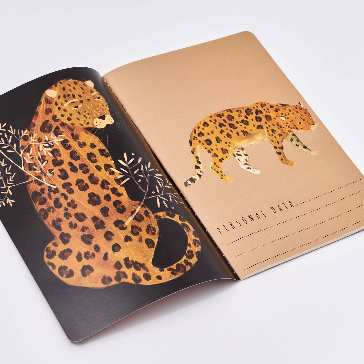 Leopard Soft Cover Notebook