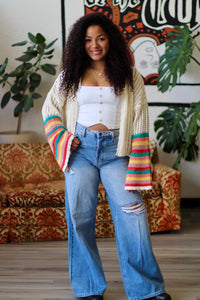 Crochet Bell Sleeve Cardigan