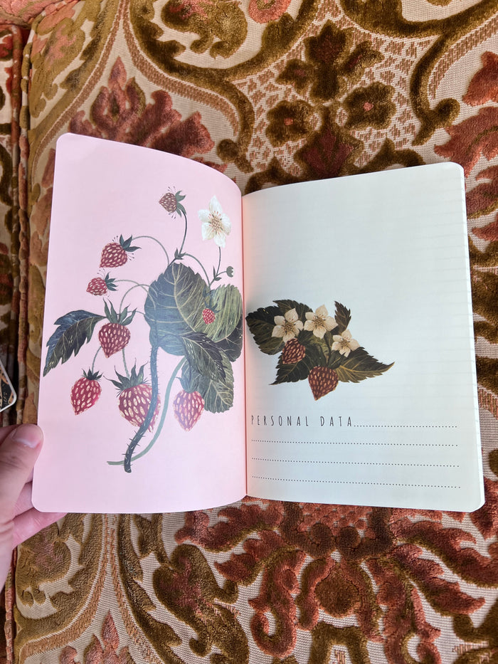 A5 Soft Cover Notebook Wild Strawberry