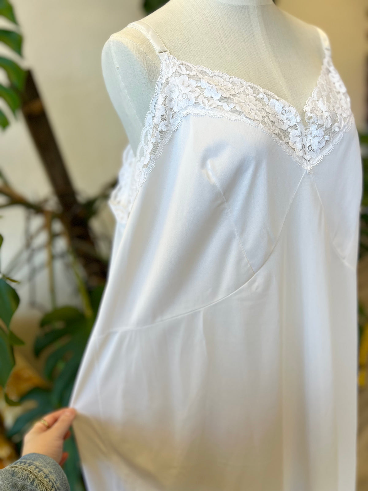 Vault | Long White Slip Dress 2XL