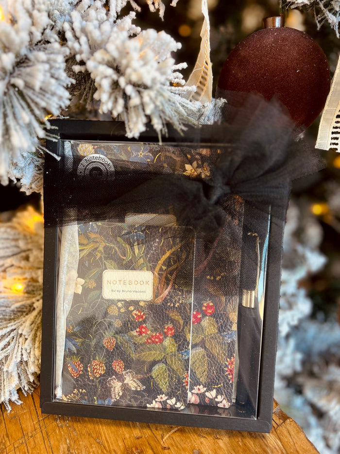 3 Piece Set - Forest Flowers - 2 Notebooks + Monaco Pen