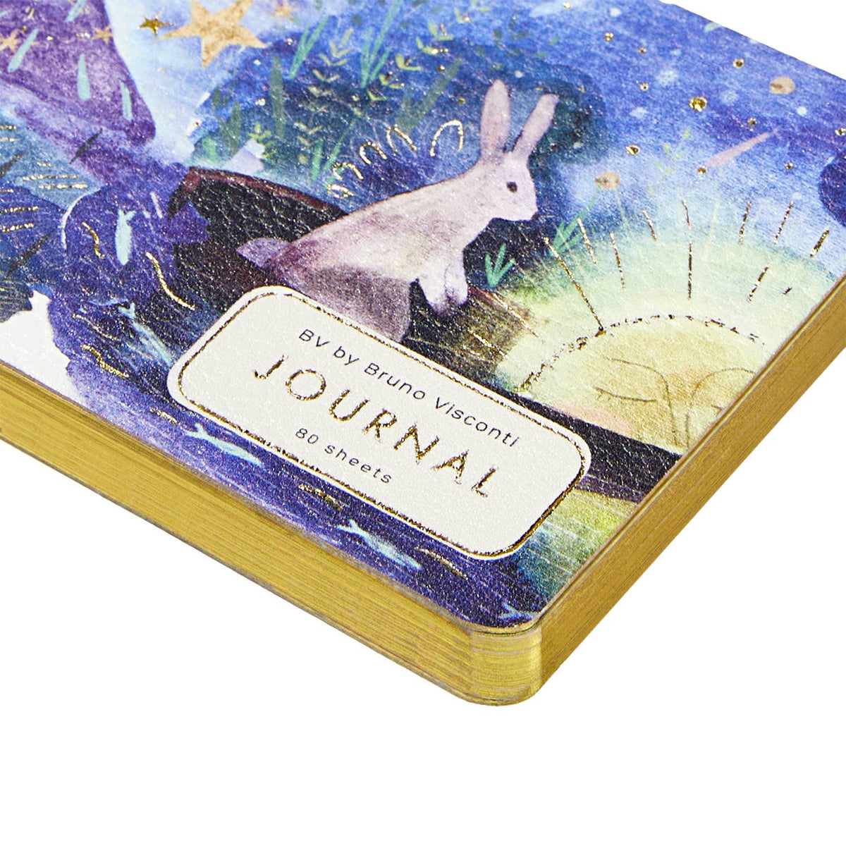 Horizontal Vegan Leather Weekly Planner Rabbit