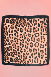 Leopard Print Bandana Scarf