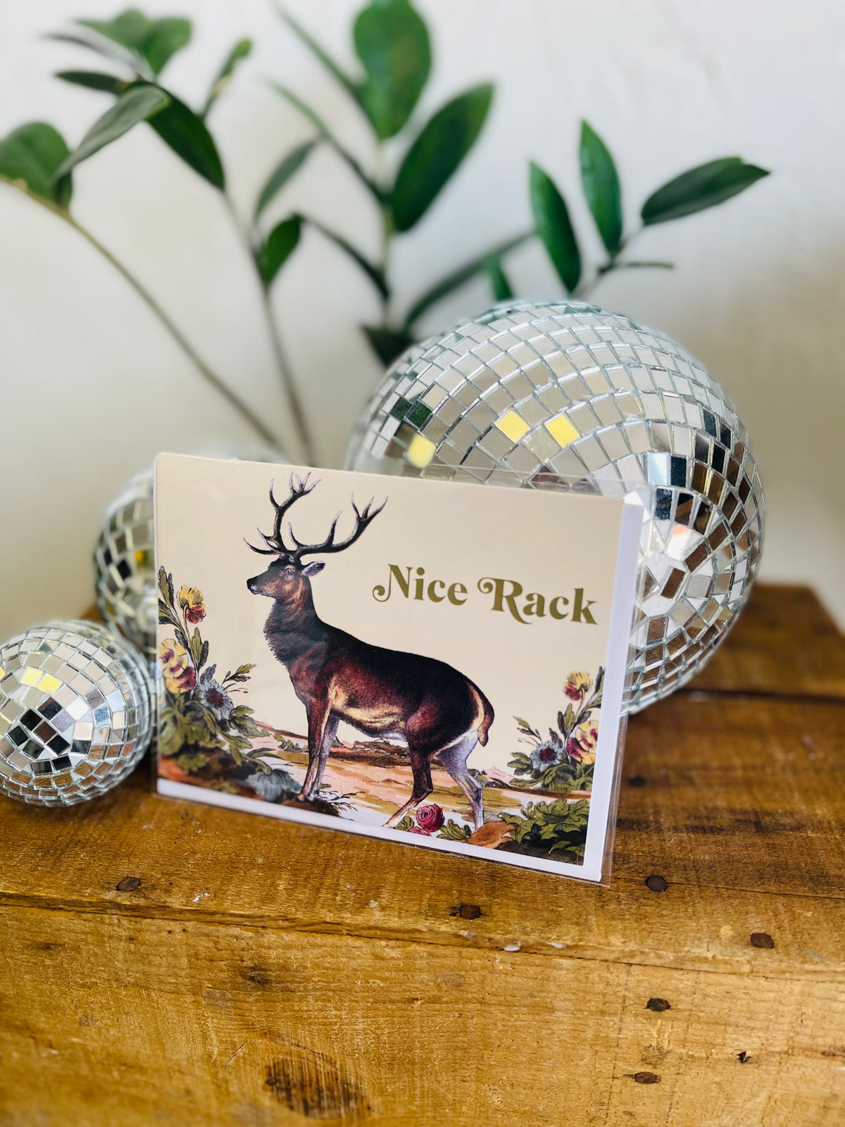Nice Rack Funny Deer Card