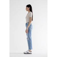 Carter High Rise Ripped Jeans
