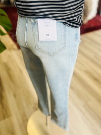 Distressed Light Wash Jeans