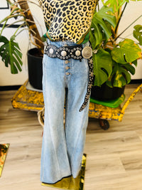 Penny Light Wash Flare Jeans