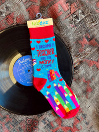 Money and Fame Crew Socks