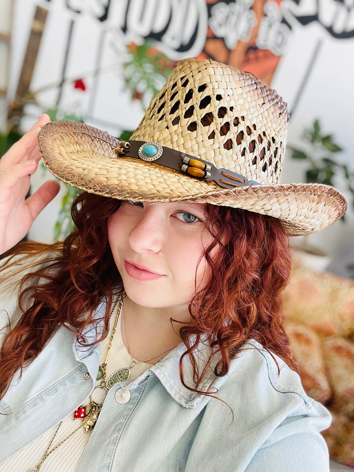 Ombre Western Cowgirl Hat
