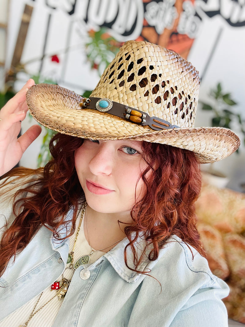 Ombre Western Cowgirl Hat