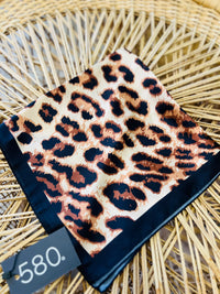 Leopard Print Bandana Scarf