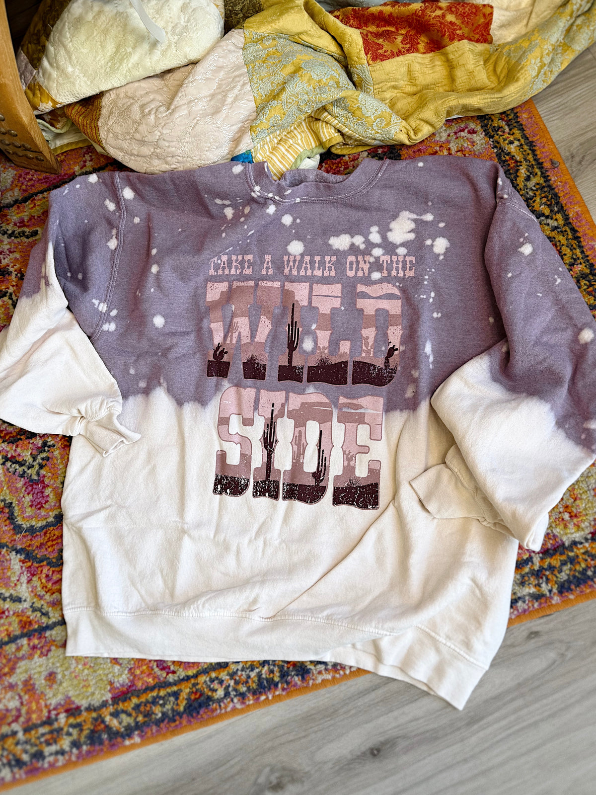 Wild Side Bleached Sweatshirt