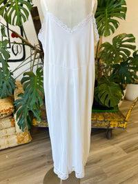 Vault | Long White Slip Dress 2XL