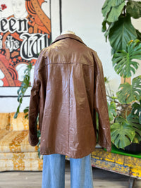 Vault | Brown Leather Jacket XL