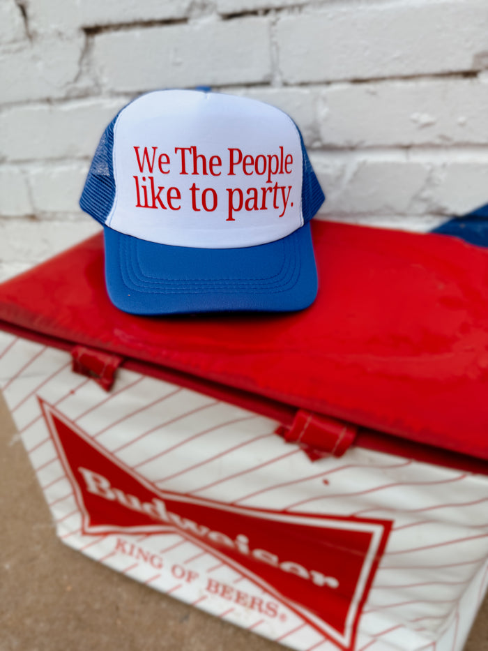 580 Trucker Hat + We the People Blue