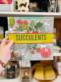 Succulents Artist's Coloring Book