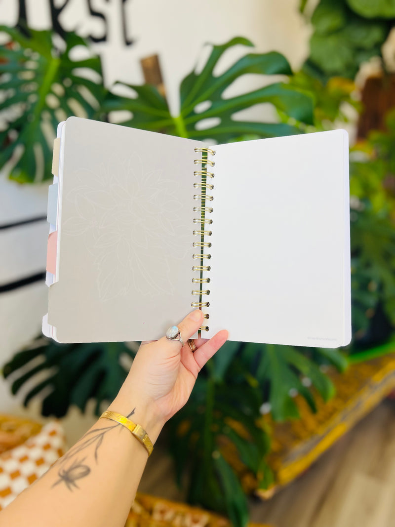 Spiral Art Journal Forest Mushrooms