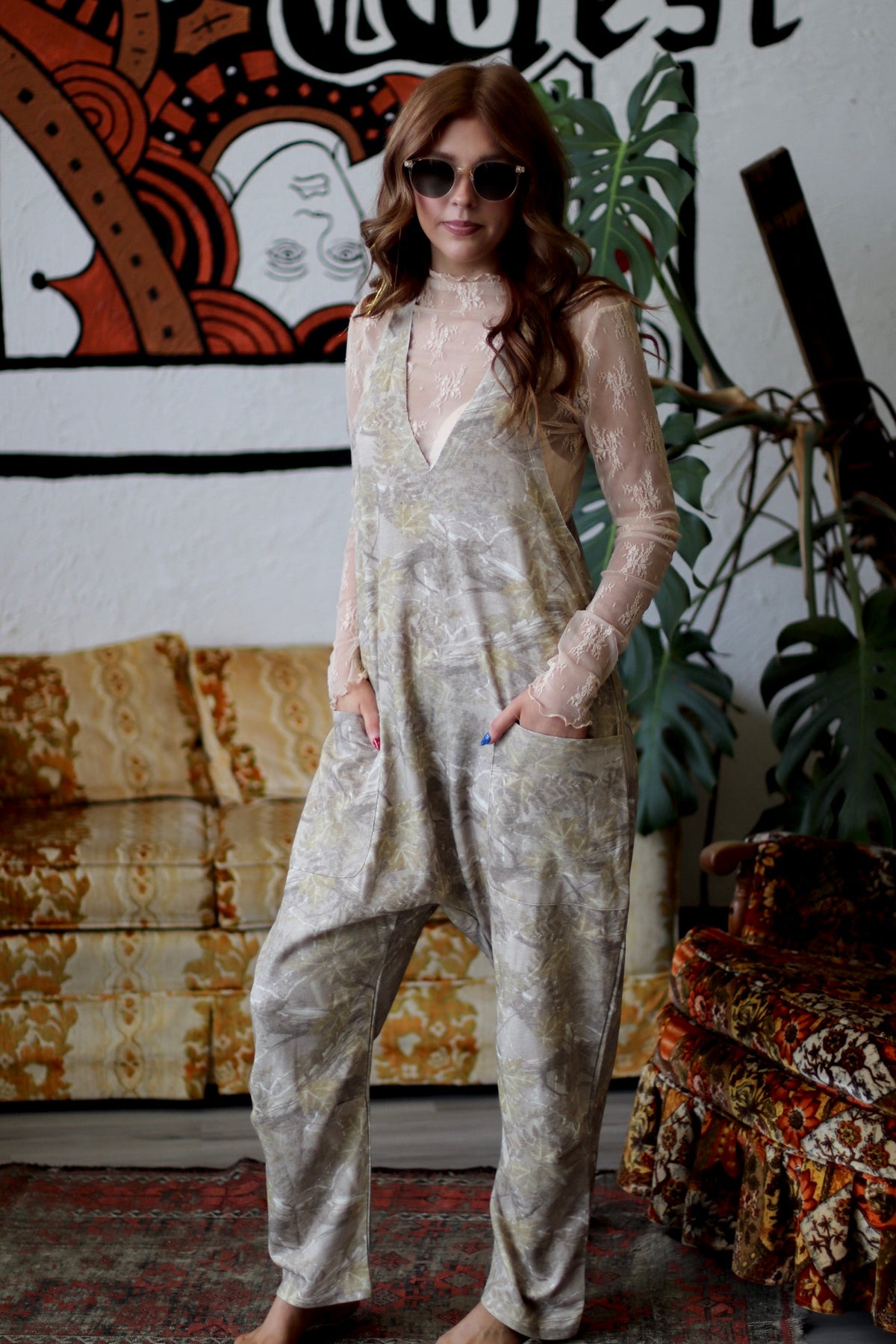 580 Friday + Camo Baggy Jumpsuit