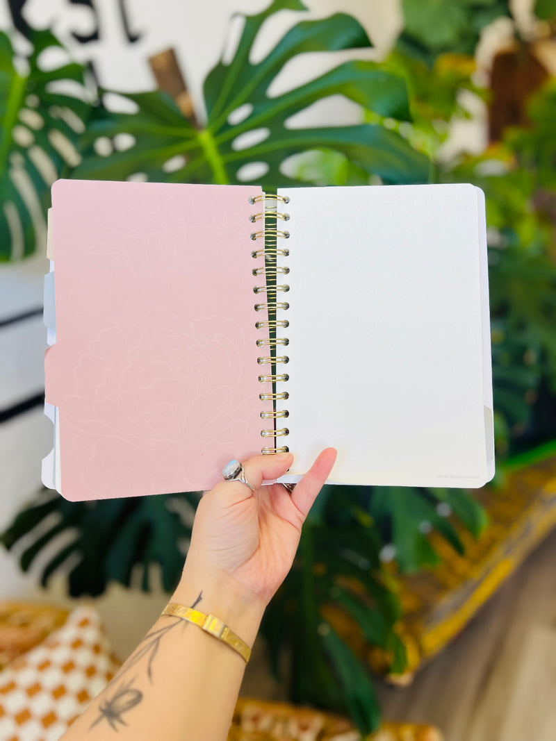 Spiral Art Journal Forest Mushrooms