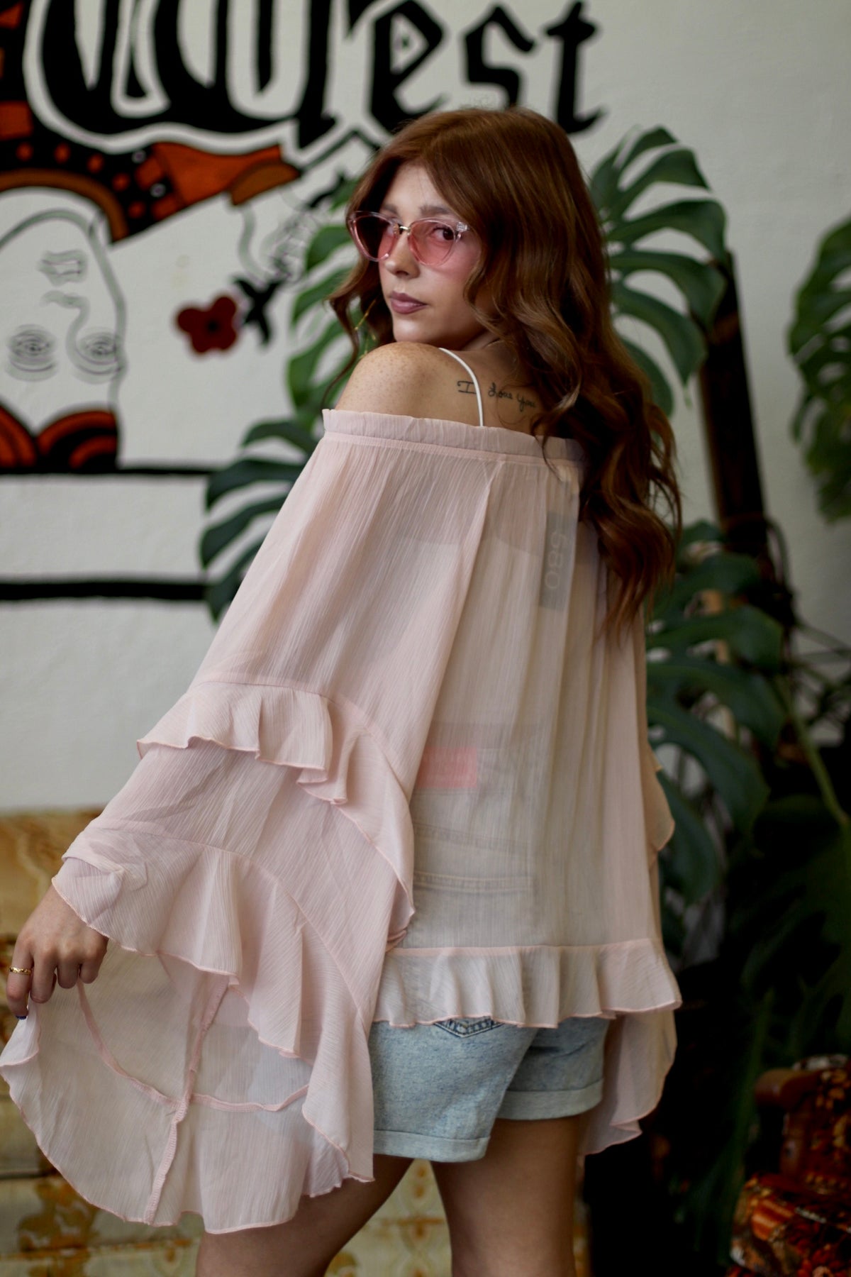 Lorelei Flowy Pink Blouse