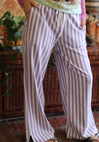 Stella Stripe Pants + Lavender