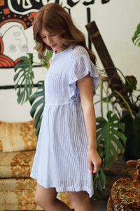 Cornflower Blue Mini Dress
