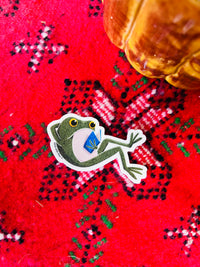 Unbothered Frogson Sticker