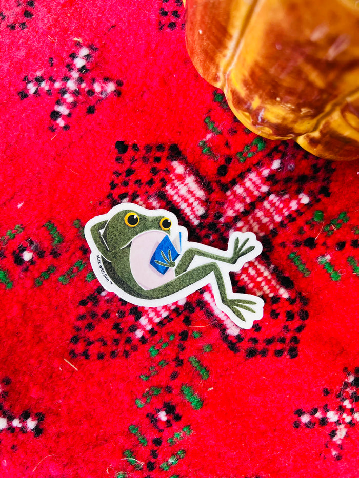 Unbothered Frogson Sticker