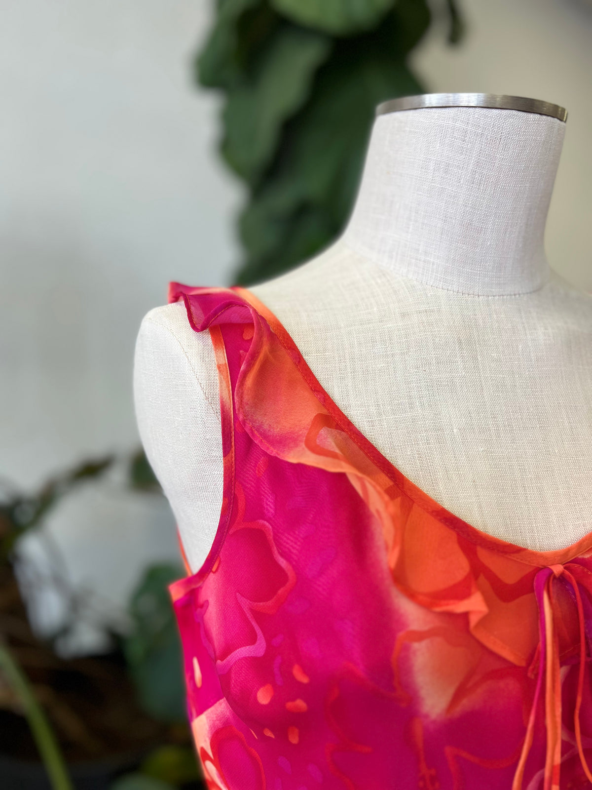 Vault | Sunset Pink & Orange Dress size 10