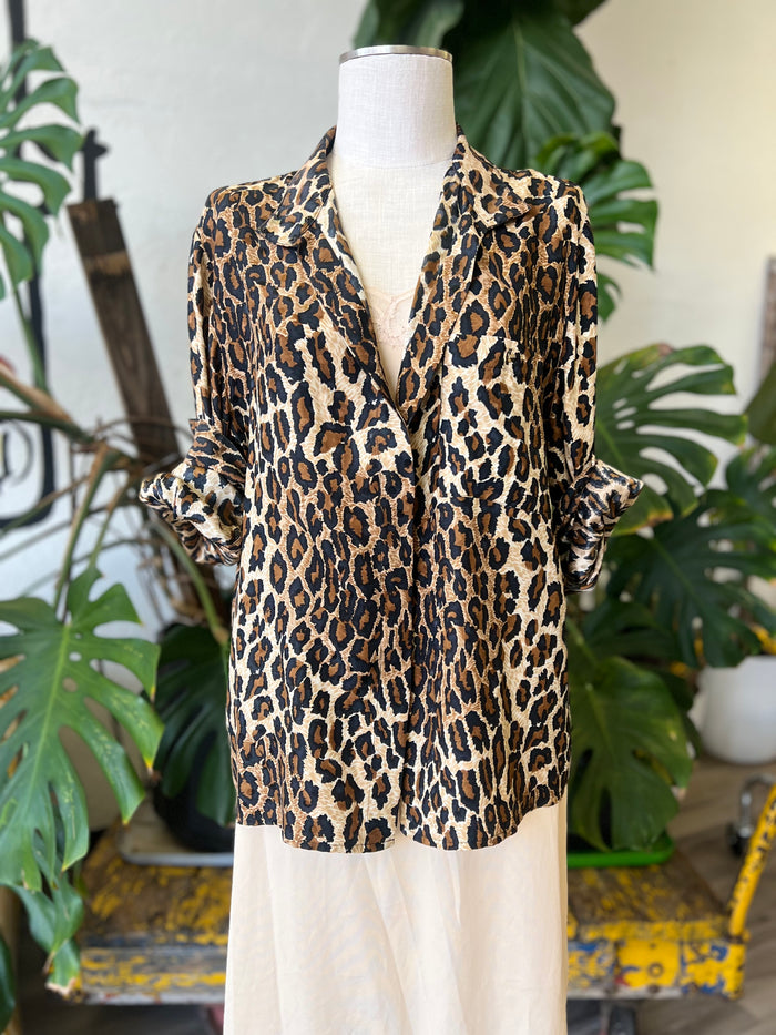 Vault | Leopard Blouse size 14