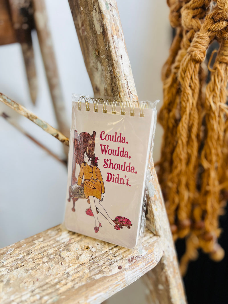Coulda, Woulda 3x5 Spiral Notepad