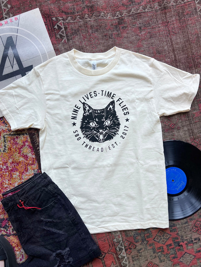 580 9yr Anniversary Tee - Cream